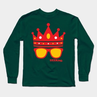 Triple Crown & Specs (Red, Gold, White) Long Sleeve T-Shirt